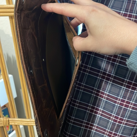 Schnees Coronado Leather Brown Bison Vest for Men - Picture 12 of 12